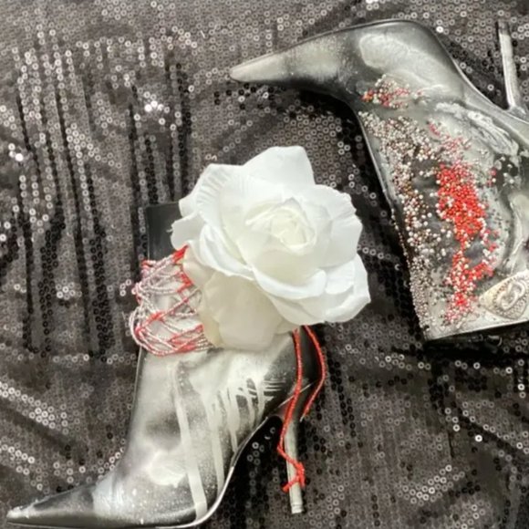 Haute Nouveau Leather Bootie (6) - Picture 4 of 4